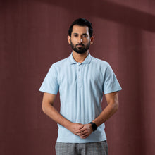 Load image into Gallery viewer, MENS POLO-LIGHT BLUE
