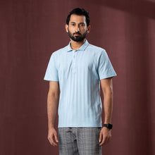 Load image into Gallery viewer, MENS POLO-LIGHT BLUE
