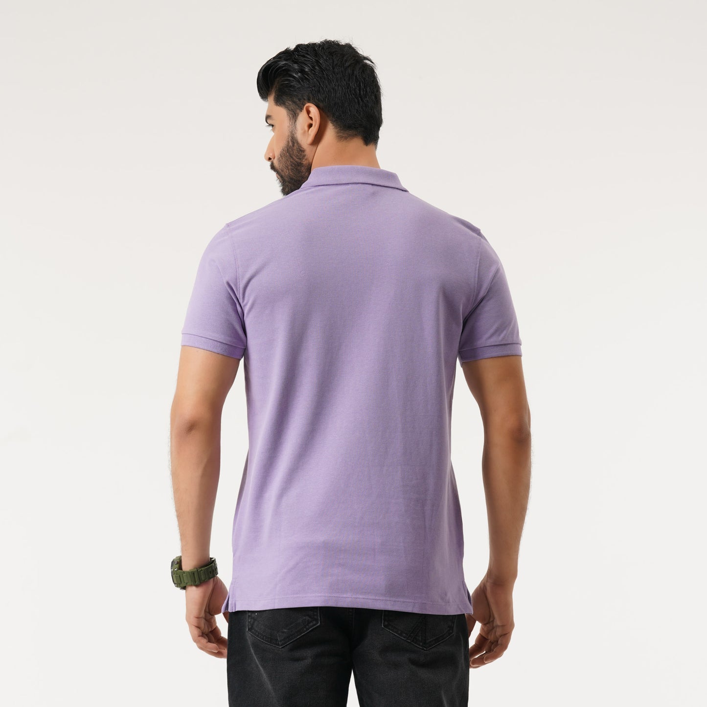 Mens Lavender Polo T-Shirt