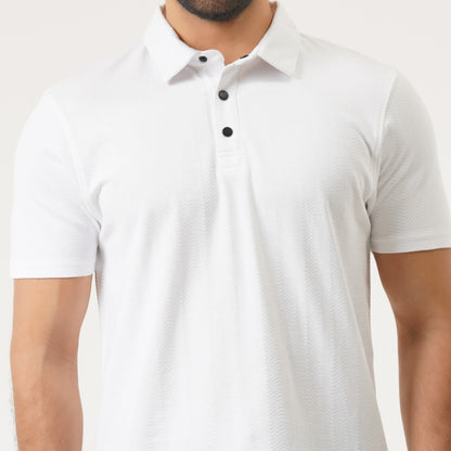 Mens White Polo