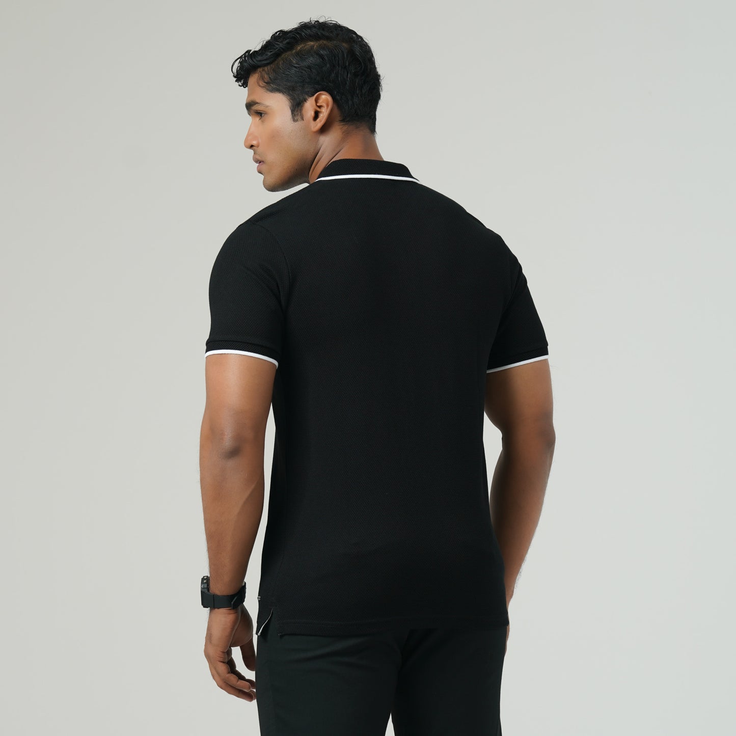 Mens Black Polo