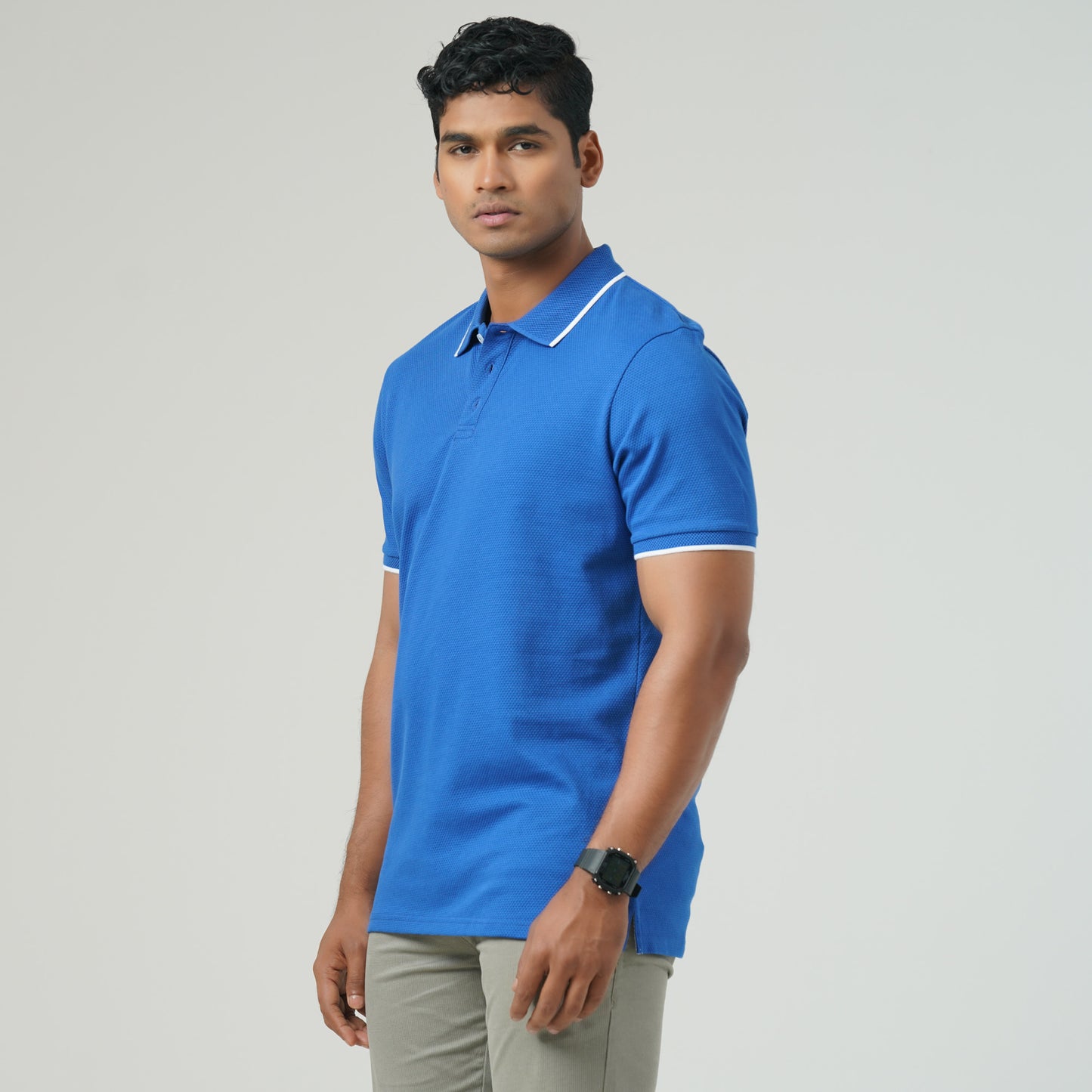 Mens Blue Polo