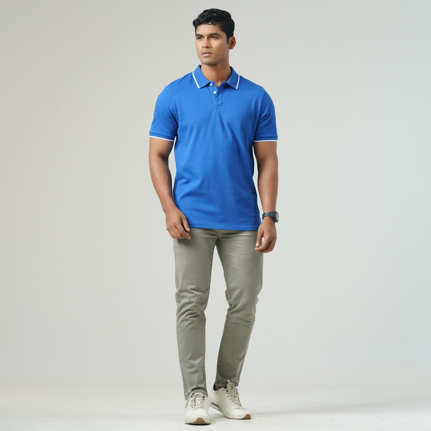 Mens Blue Polo