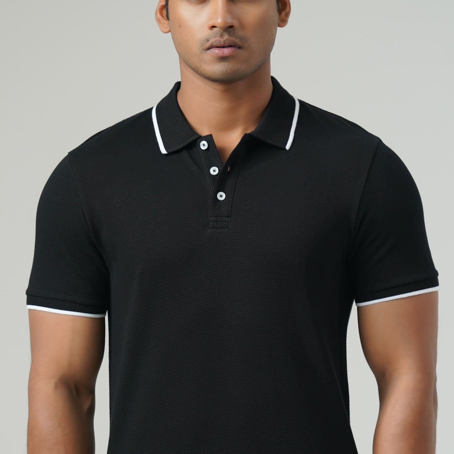 Mens Black Polo