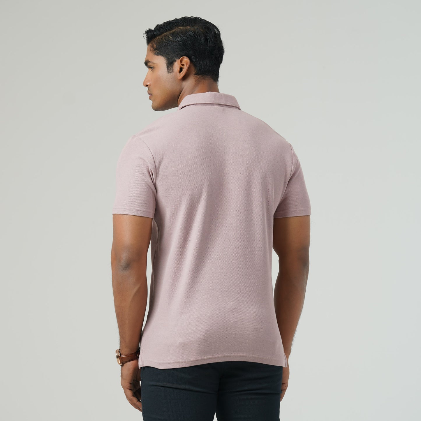 Mens Dusty Pink Polo