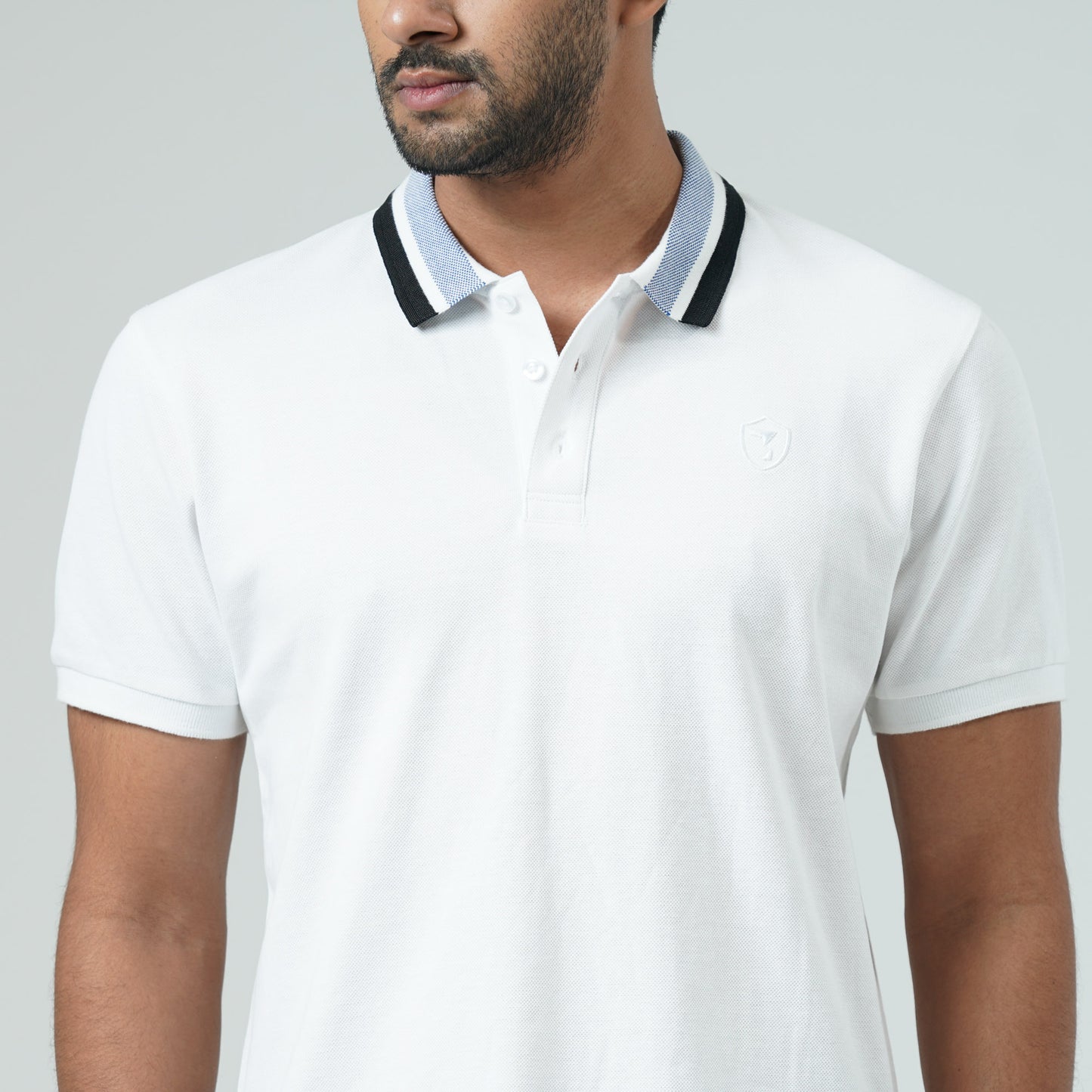 Mens White Polo Shirt