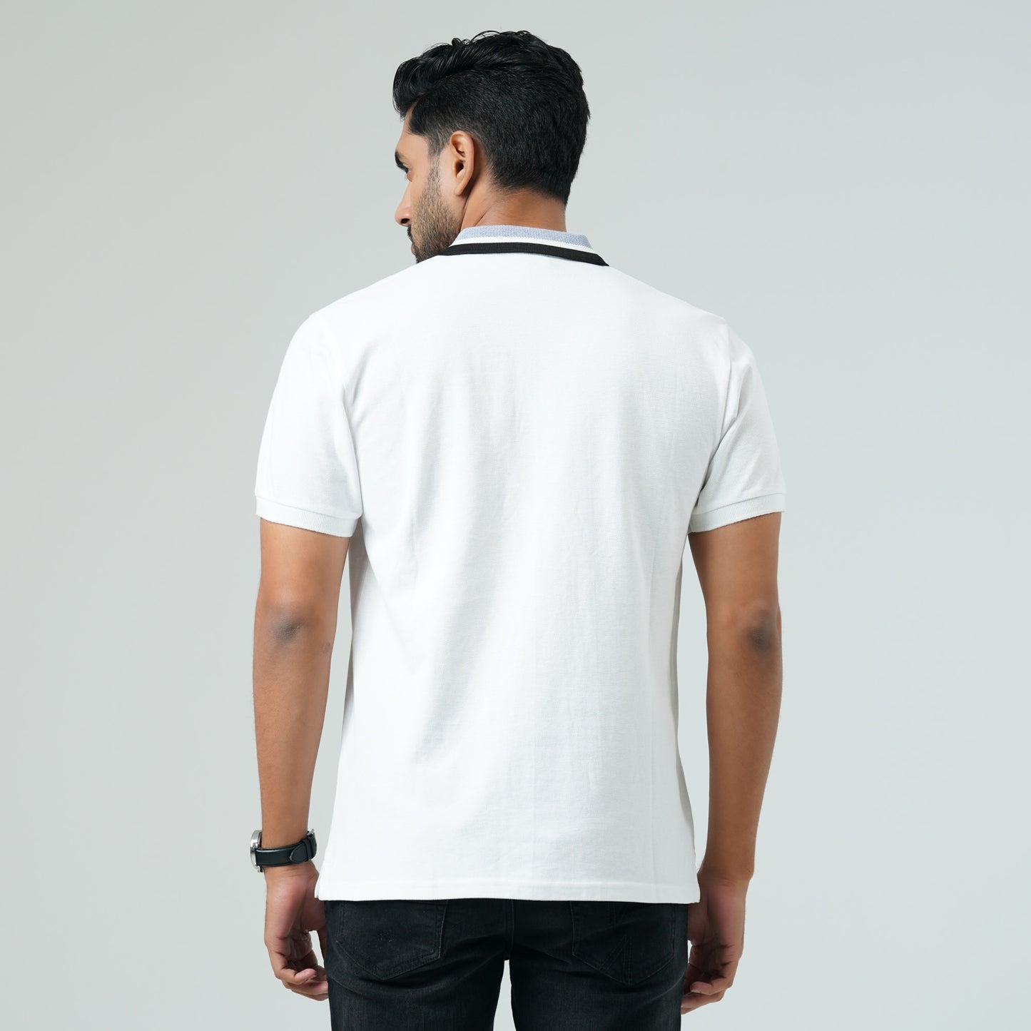 Mens White Polo Shirt