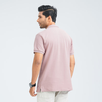 Men’s Dusty Pink Cotton Polo