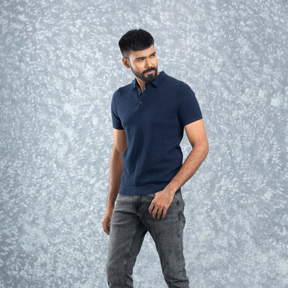 MENS POLO- NAVY