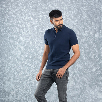 MENS POLO- NAVY