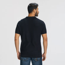 Load image into Gallery viewer, Men&#39;s Black Sweater Polo
