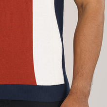 Load image into Gallery viewer, Mens Striped Polo Sweater
