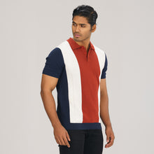 Load image into Gallery viewer, Mens Striped Polo Sweater
