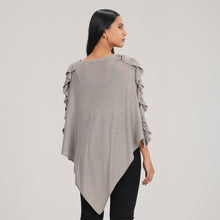 Load image into Gallery viewer, Womens Grey Poncho
