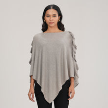 Load image into Gallery viewer, Womens Grey Poncho
