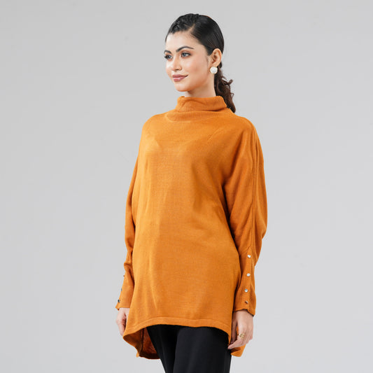 Women's Brown Poncho