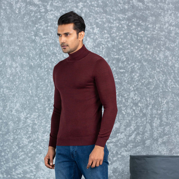 MENS PULLOVER- MAROON