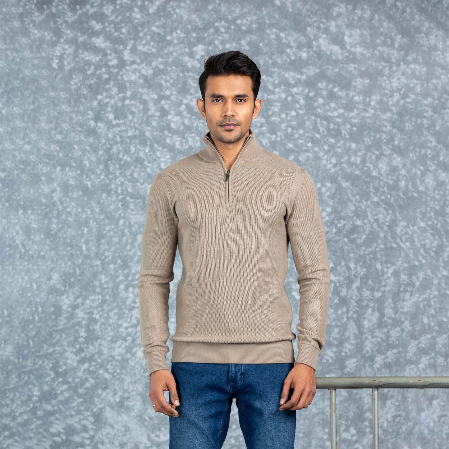 Mens Pullover- Beige