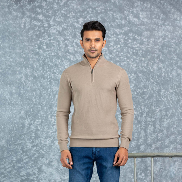 MENS PULLOVER- BEIGE