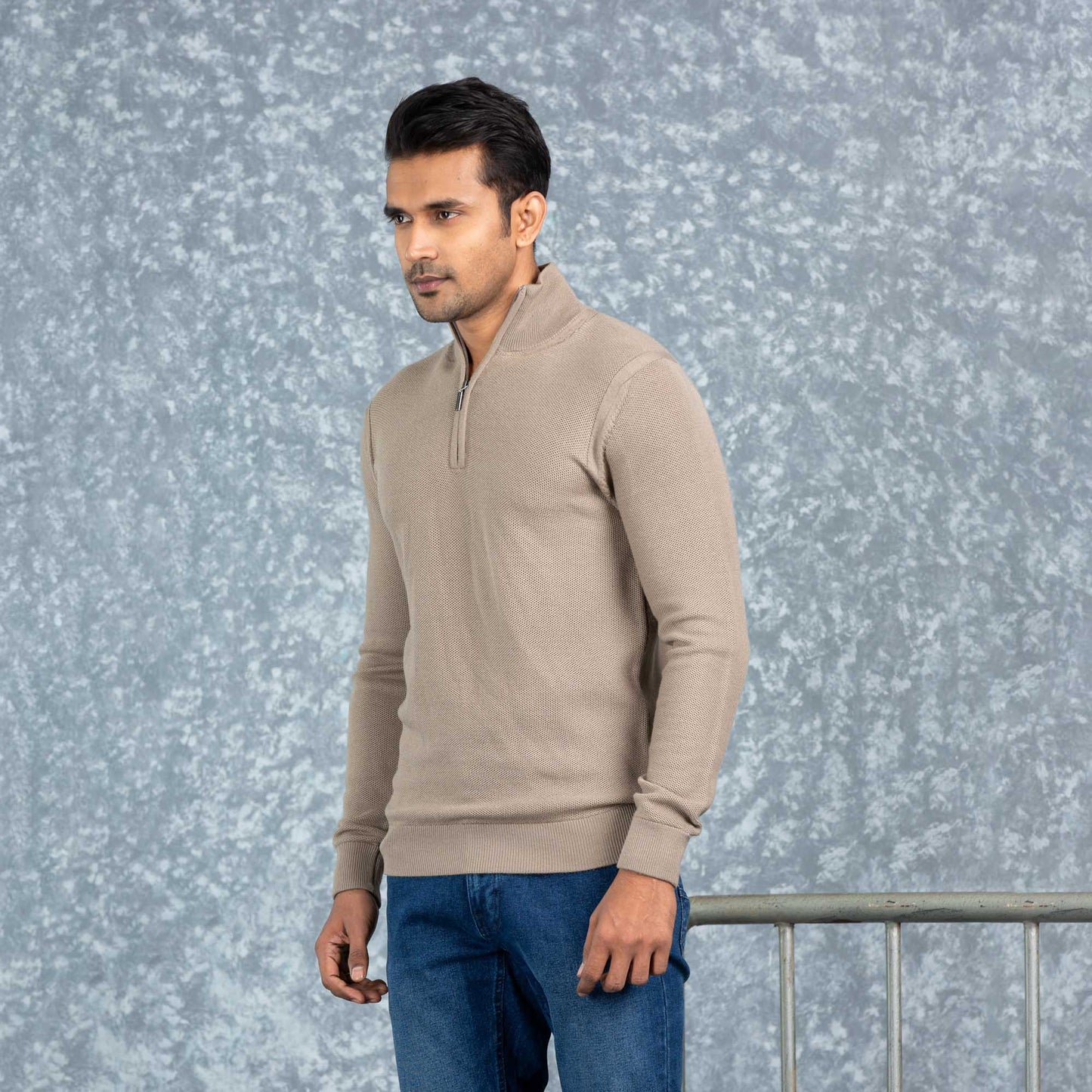 Mens Pullover- Beige