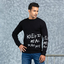 Load image into Gallery viewer, MENS PULLOVER- BLACK

