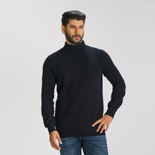 Load image into Gallery viewer, Men&#39;s Black High Neck Pullover
