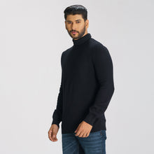 Load image into Gallery viewer, Men&#39;s Black High Neck Pullover
