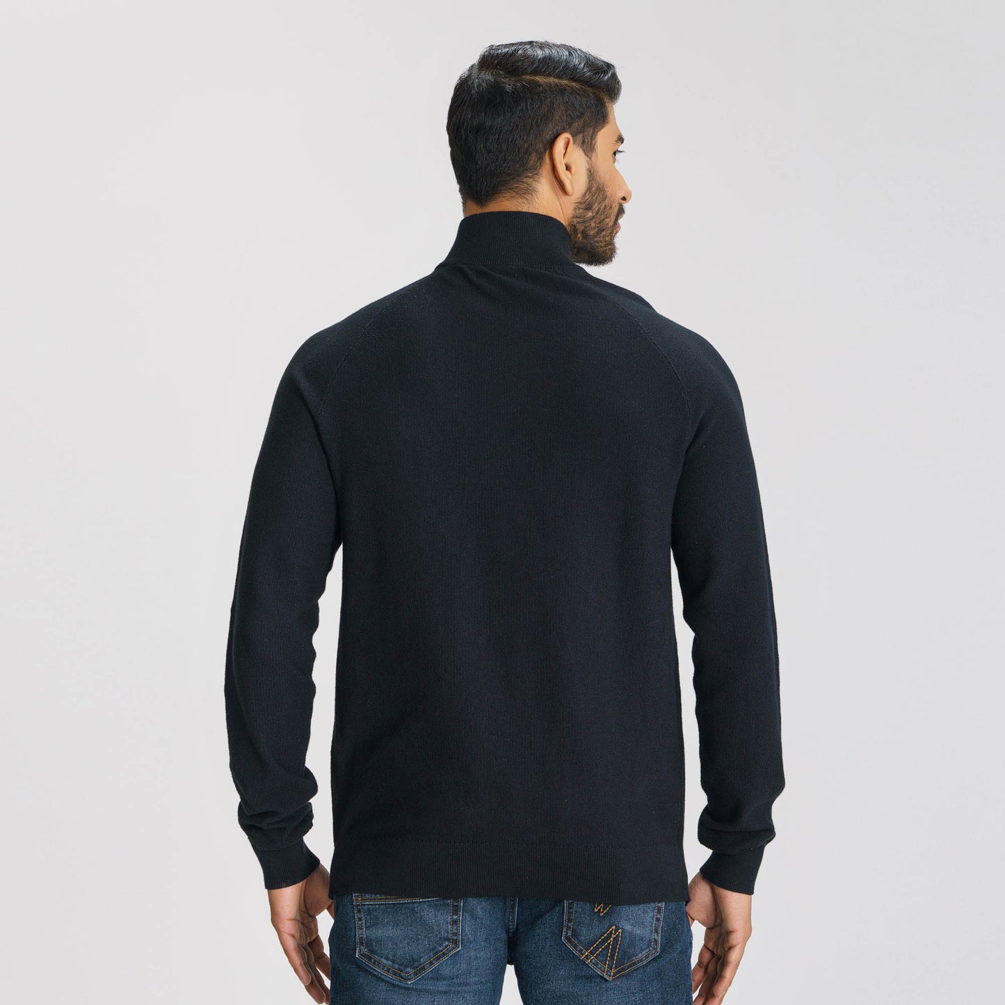 Mens Black Sweater Pullover