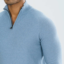 Load image into Gallery viewer, Mens Light Blue Sweater Pullover
