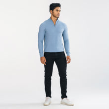 Load image into Gallery viewer, Mens Light Blue Sweater Pullover
