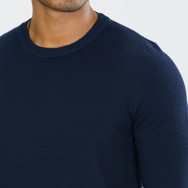 Men’s Navy Knitted Pullover