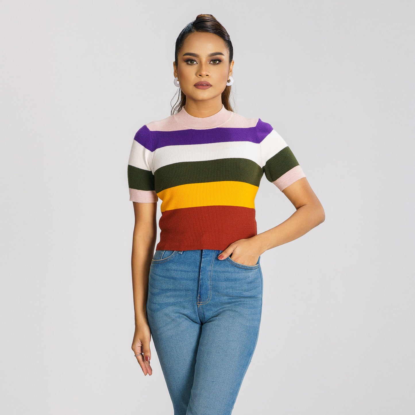 Women Multicolor Pullover