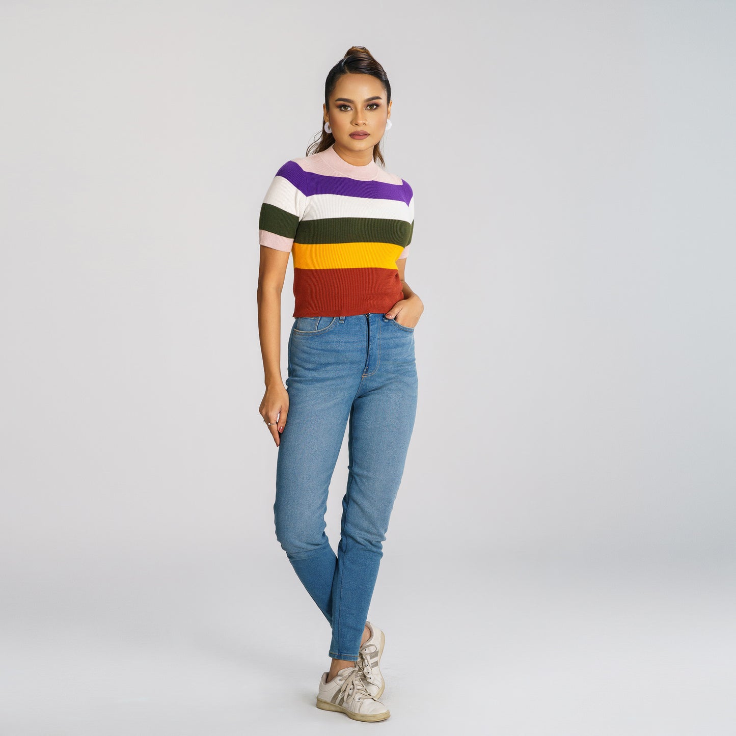 Women Multicolor Pullover