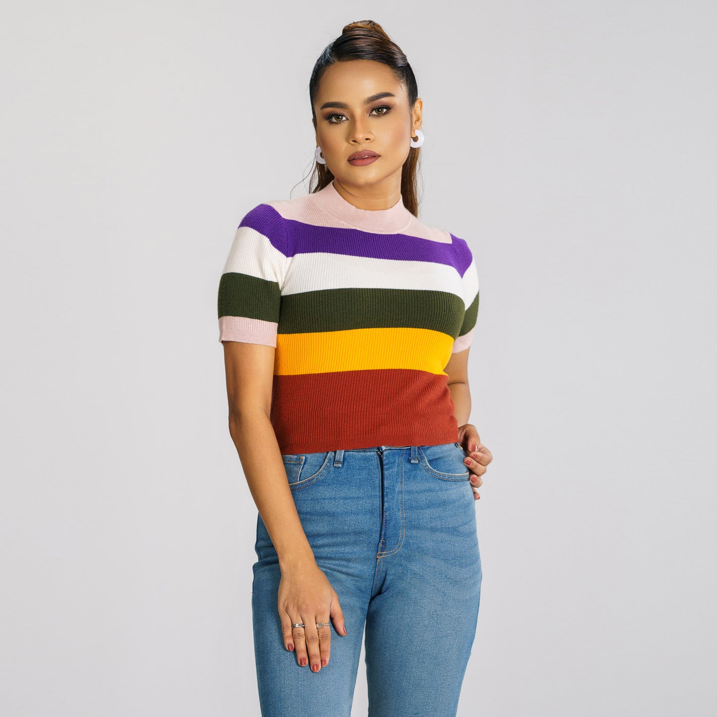 Women Multicolor Pullover