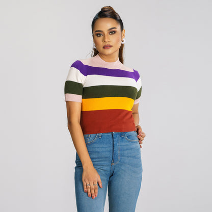 Women Multicolor Pullover