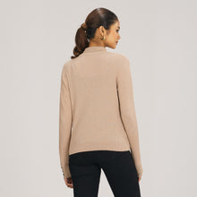 Load image into Gallery viewer, Womens Beige Sweater Pullover
