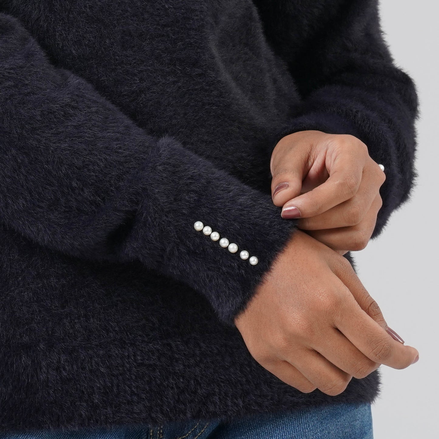 Womens Black Pullover