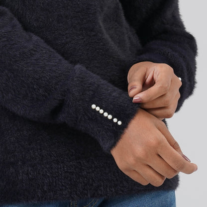 Womens Black Pullover