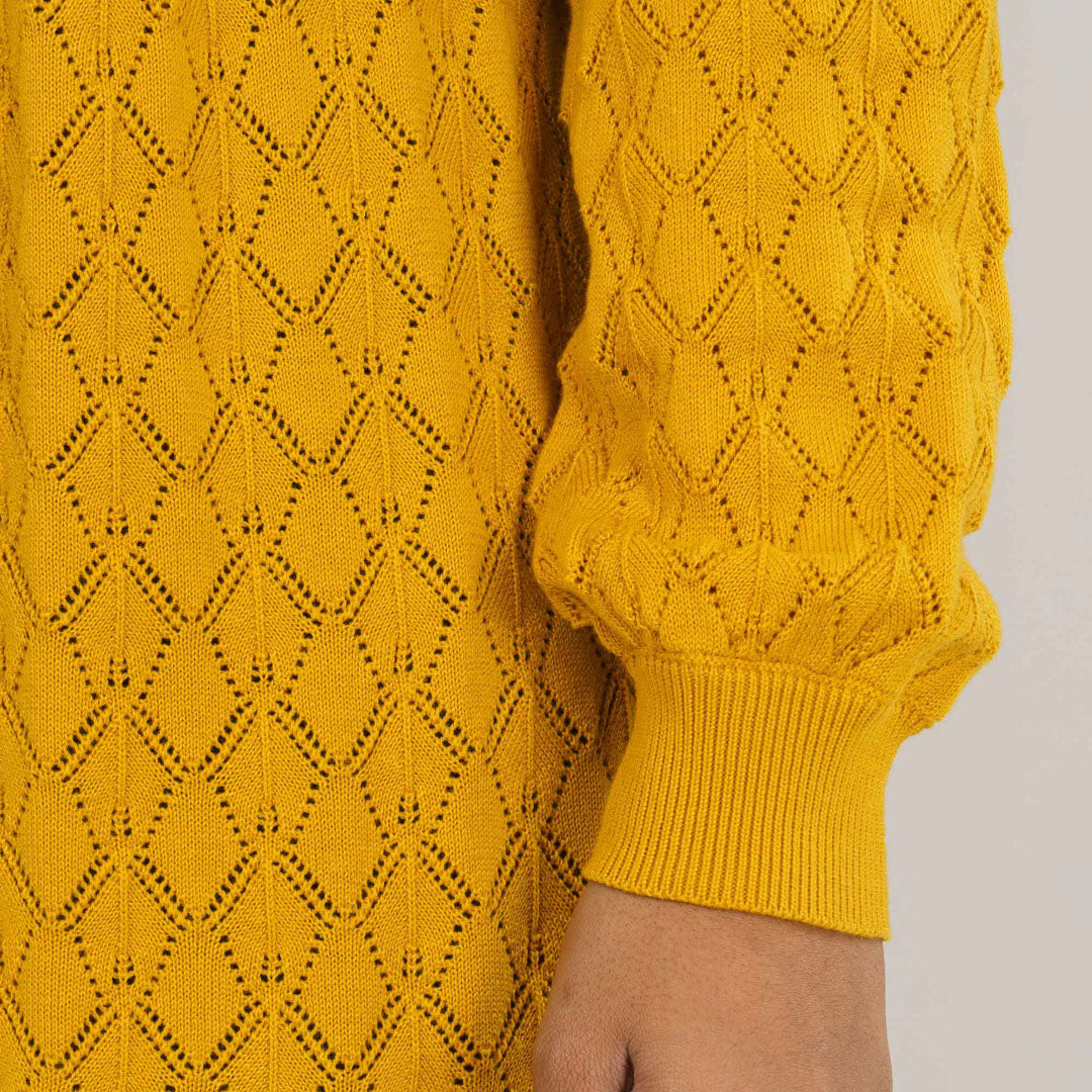 Womens Mustard Sweater Shrug