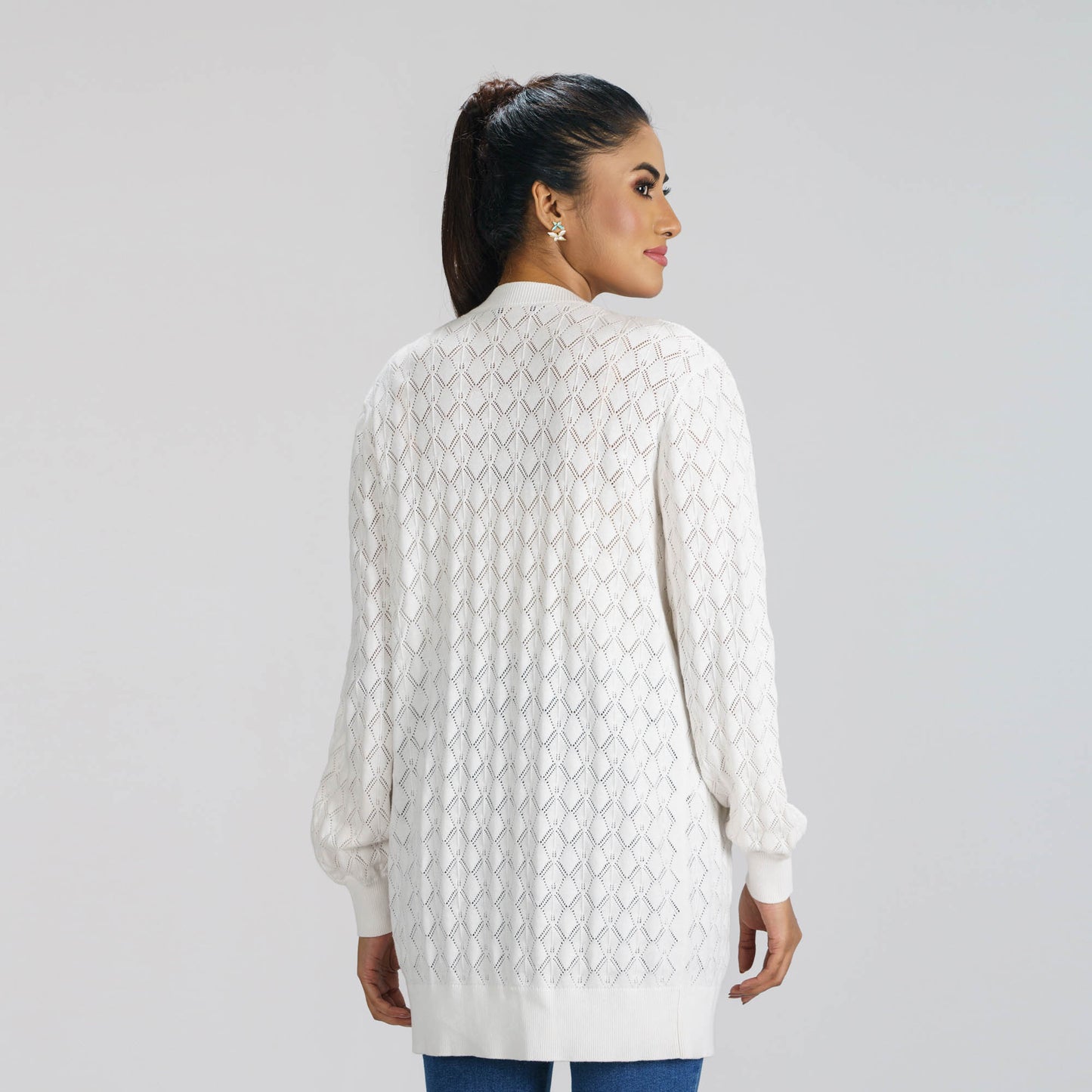 Womens White Sweater Shrug