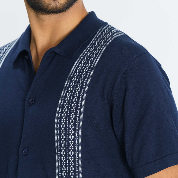 Men's Navy Sweater Shirt