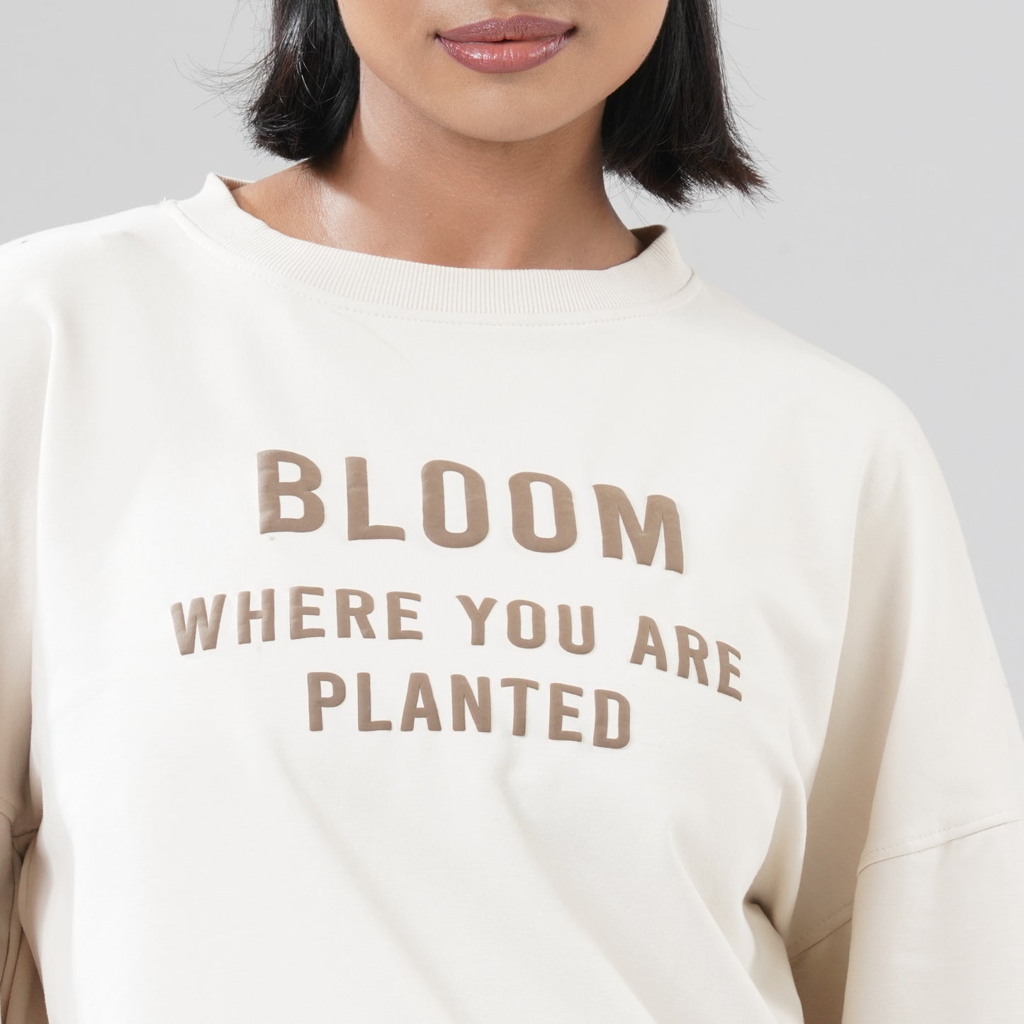 Women's Beige Sweatshirt