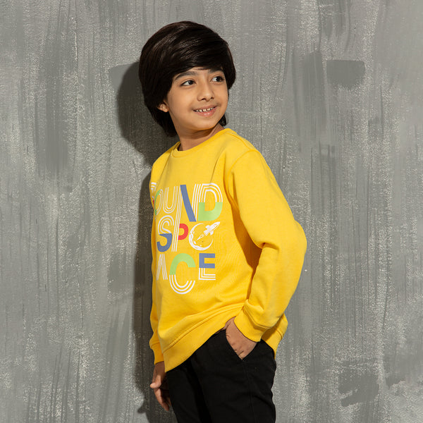 BOYS SWEATSHIRT- YELLOW
