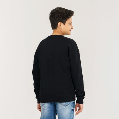 Boys Black Sweatshirt