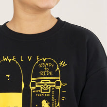 Load image into Gallery viewer, Boys Black Sweatshirt
