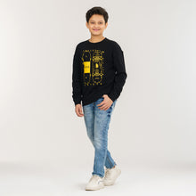 Load image into Gallery viewer, Boys Black Sweatshirt
