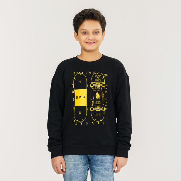 Boys Black Sweatshirt