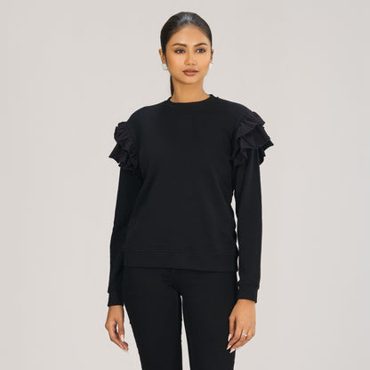 Womens Black Sweatshirt