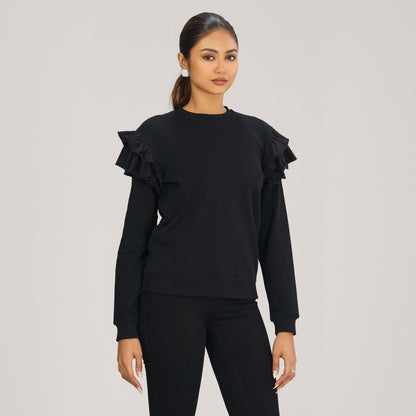 Womens Black Sweatshirt