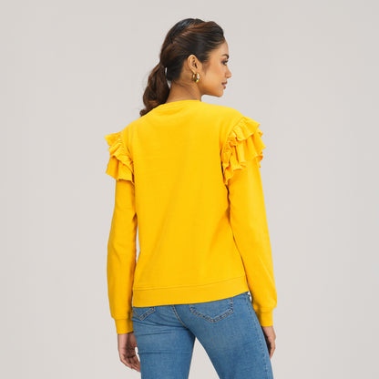 Womens Mustard Sweatshirt